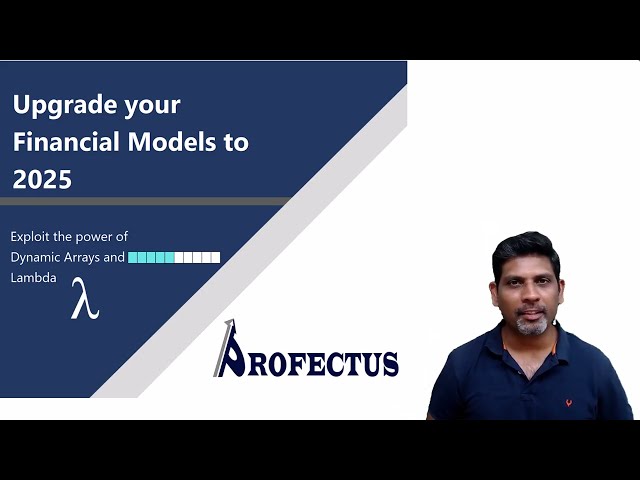 Financial Modeling with Lambdas - upgrade to 2025 way of making models