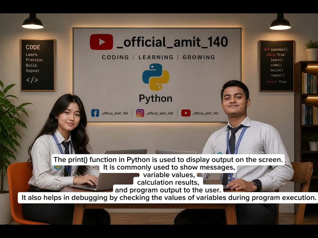 What is print() function in python ✅✅#100kview #pythondeveloper #python #follow #technology #hacker 