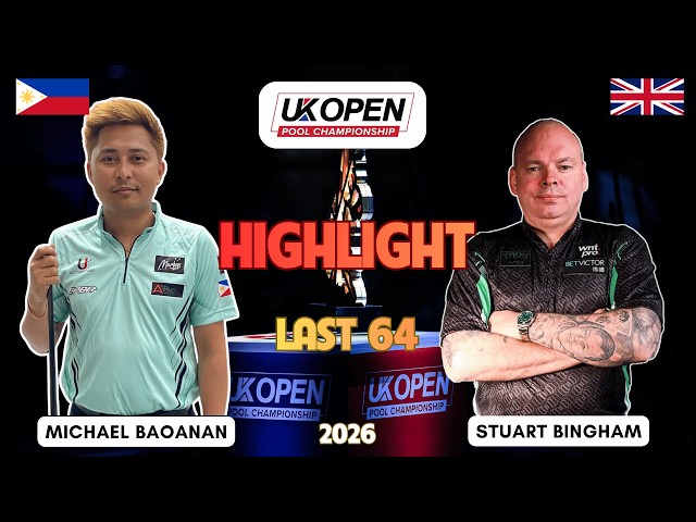 LAST 64 | Michael Baoanan vs Stuart Bingham | HIGHLIGHTS | UK Open 2026 (WNT)
