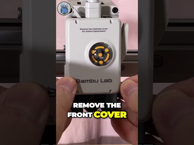A1 mini Hot End Swap - SUPER EASY / NO TOOLS / NO WIRES #Shorts