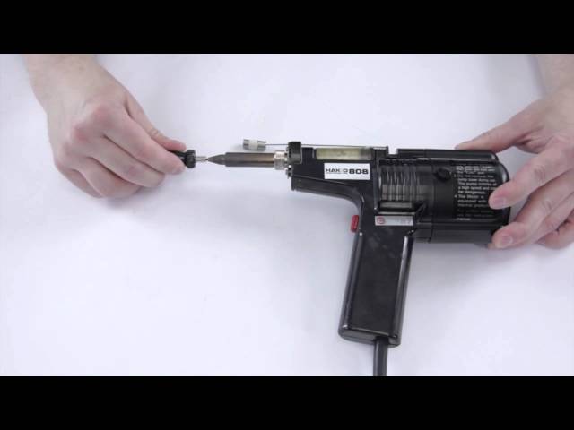 How To Clean the Nozzle/Tip on Hakko 808 - DIY How To Desolder Tip #8