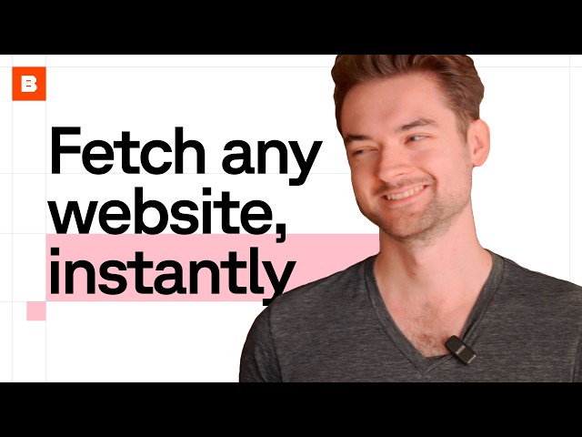 Introducing the Fetch API | The easiest way for agents to get started with the web.