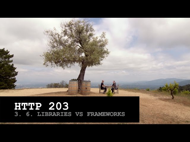 Libraries vs Frameworks - HTTP203