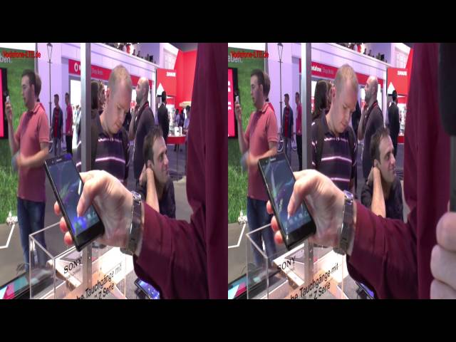 3D-Video: Sony Xperia Z bei Vodafone - wasserdichtes Smartphone mit schnellem LTE Empfang