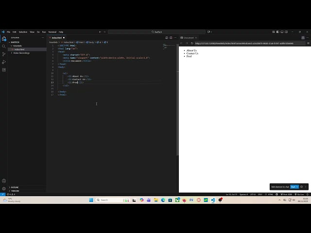 HTML List Tutorial [p.3]
