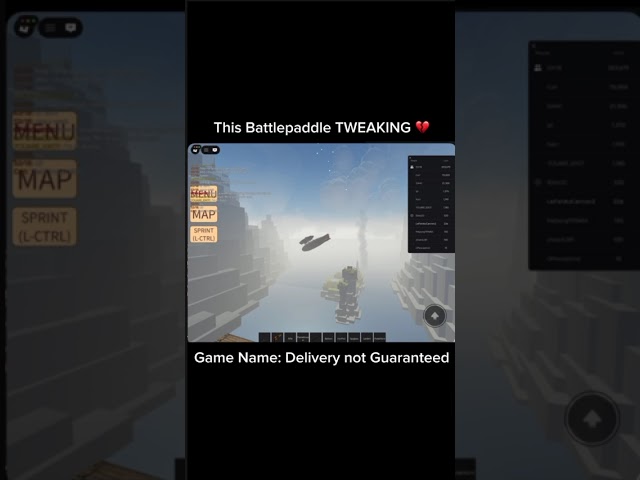Exploiter Battlepaddle Shenanigans | Delivery not Guaranteed Shorts