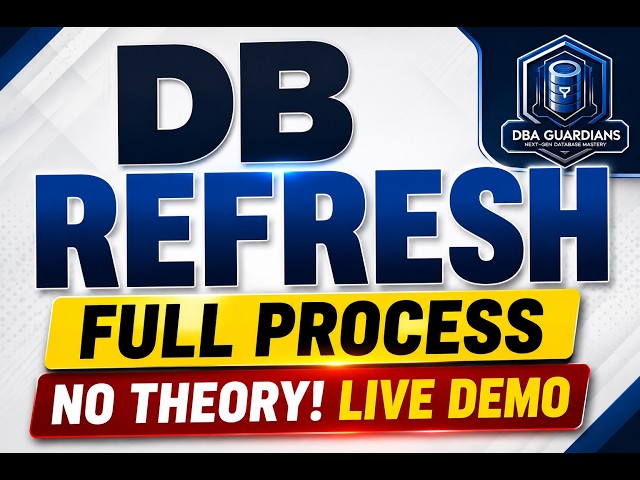DB Refresh in SQL Server Step by Step | Production to UAT Refresh Complete Demo | SQL DBA Course |