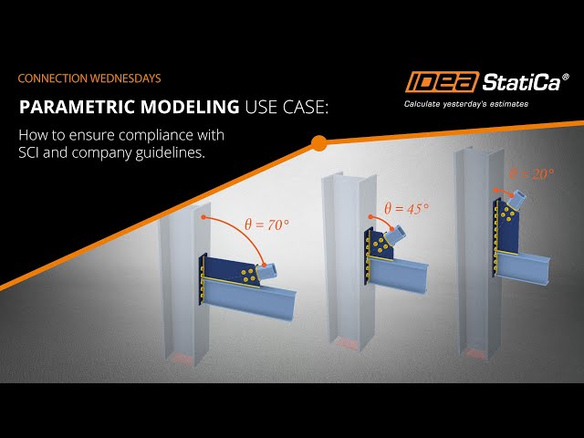 Parametric modeling with IDEA StatiCa