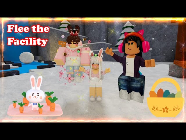 Easter Hammer 🐰🐰 6 People on the Server - Roblox Flee the Facility @WantingNathanaeI