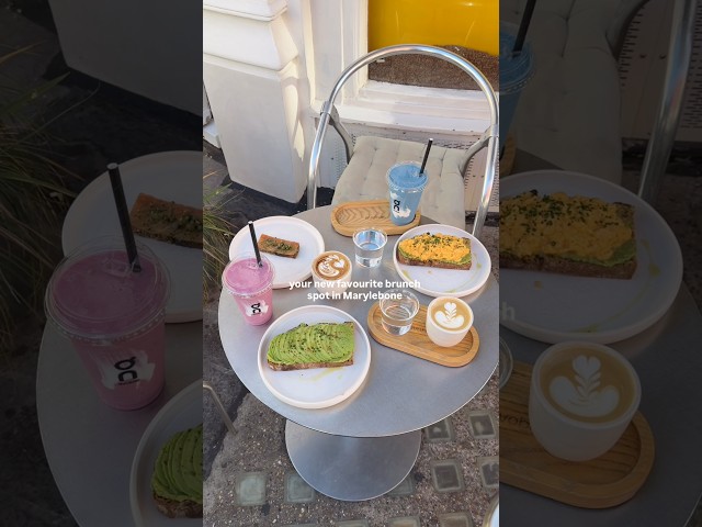 your new favourite brunch spot in London 🥑☕️ #londonbrunch #thingstodoinlondon #marylebone