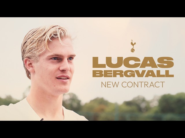 “I think we’re building something great” | Lucas Bergvall signs new deal at Spurs!
