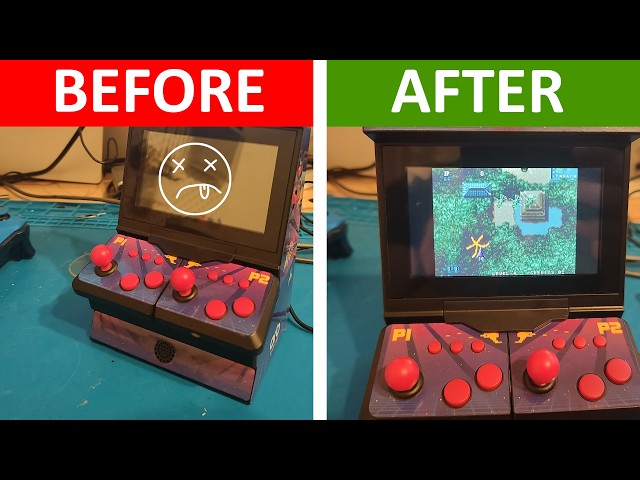 Broken mini arcade upgrade