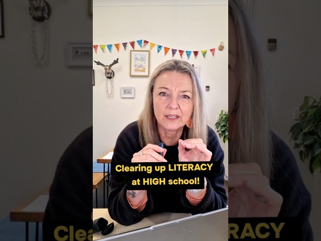 What is #literacy in the high school English classroom?  #teacherhelp #teaching #englishteacher
