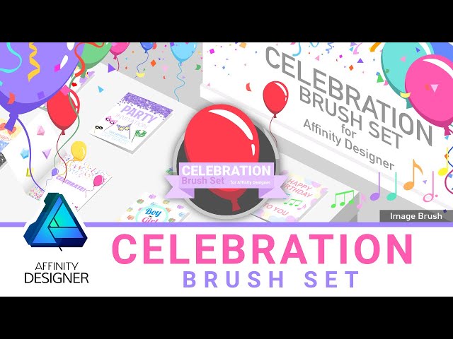 Affinity Designer Celebration Brush Set