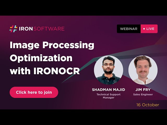Image Processing Optimization - IRONOCR