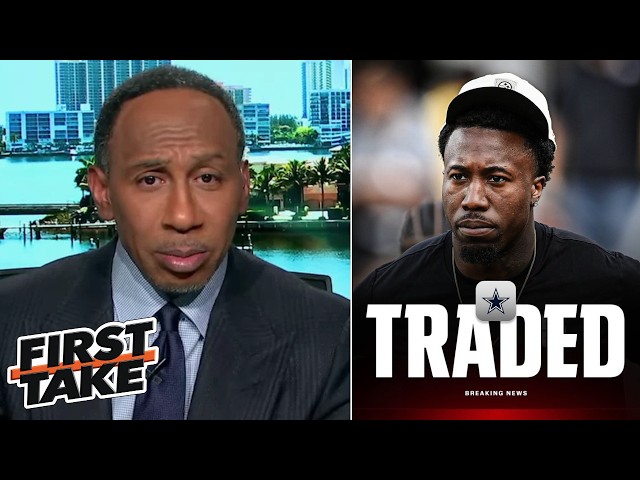 FIRST TAKE | "Cowboys Finally Address Their Biggest Weakness" - Stephen A. reacts to Porter Trade