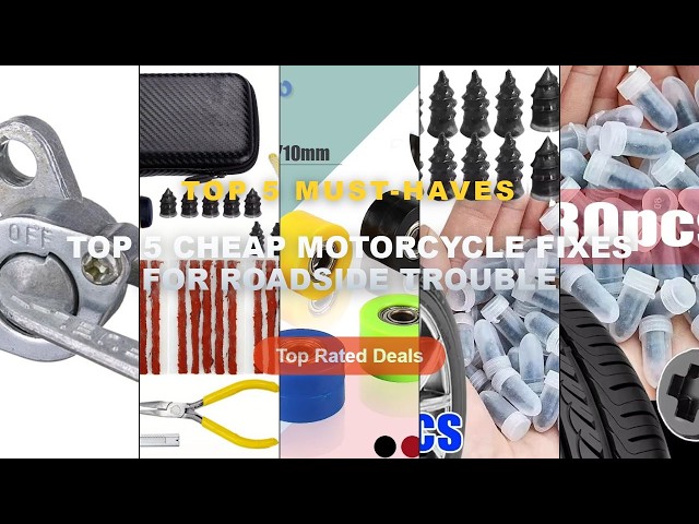 Don't Buy Top 5 Cheap Motorcycle Fixes For Roadside Trouble Before Watching This! - Tubeless Tire Pu
