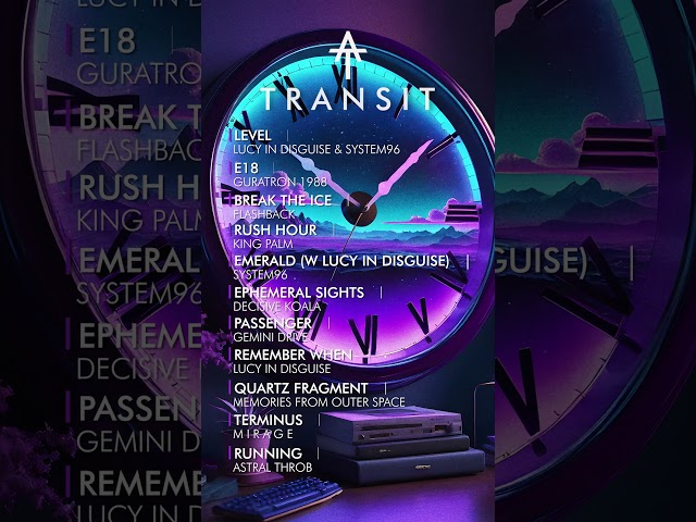TRANSIT   A Chill Synthwave Journey Down The Memory Lane Mix SHORT #astralthrob #synthwave