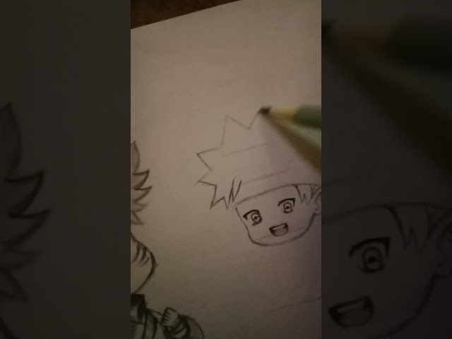 Anime Drawing That Hits Different 🎨🔥🎨 From Blank Paper to Anime Art ✨🔥 #anime #shortvideo