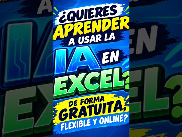 Curso de uso de la IA en #excel