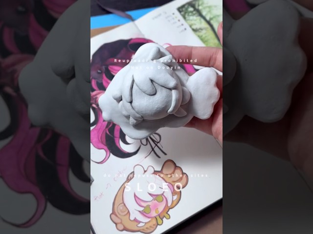 Air dried clay! #airdryclay 