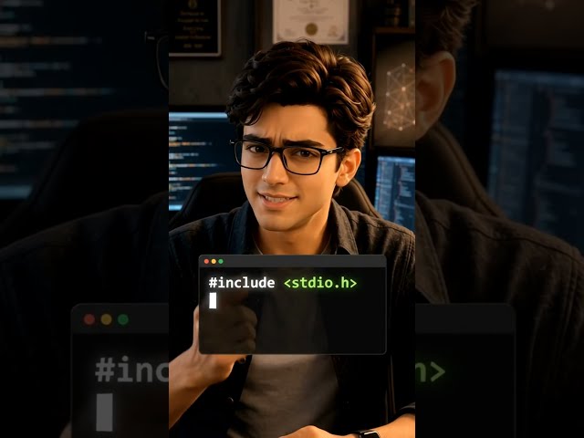 stdio.h Header File Kya Hai? 🤔 | C Programming Basics | Tech With Abir #TechWithAbir #shorts