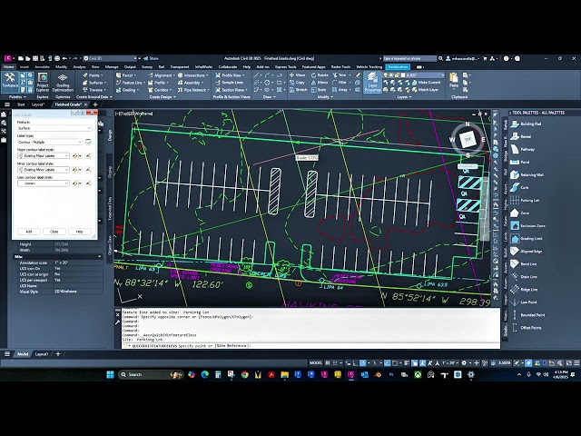 How to Grade a Parking Lot in Civil 3D