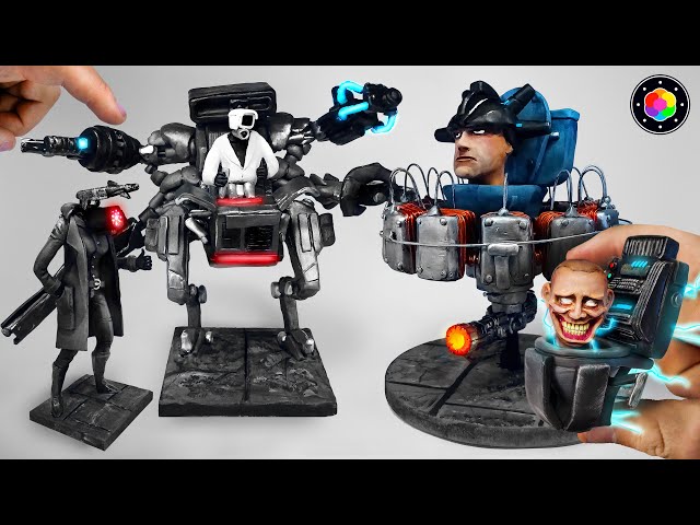HAGO AL MECHA CAMERA VS SKIBIDI TELEPORTER y... [Skibidi Toilet] Plastilina #8 | PlastiVerse