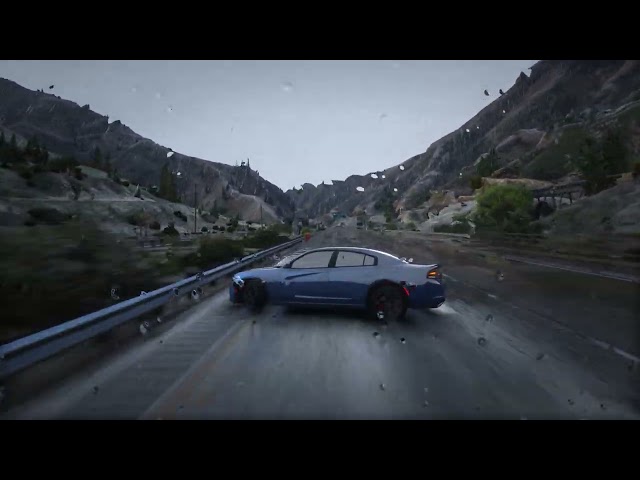 QuantV 3.0 + NVE  best Ultra  graphics raining day  mod for GTA V  Arab Drifting
