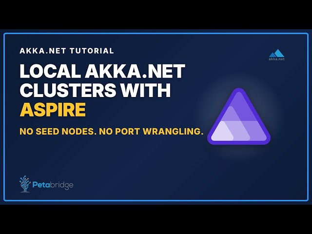 Create and Run Akka.NET Clusters Easily with Aspire!