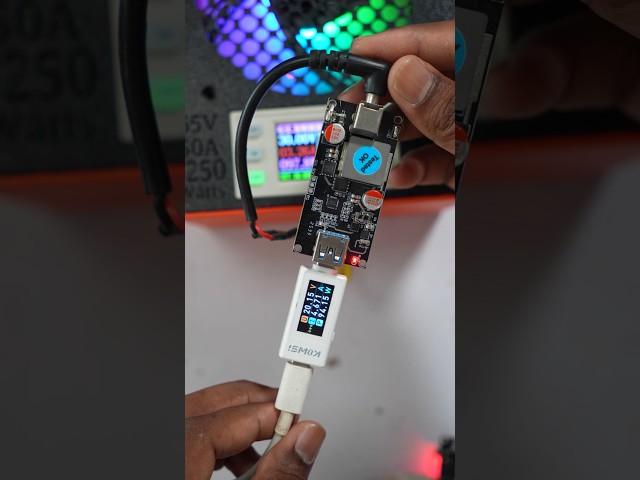 140W Fast Charging Module Test 🔥 | 100W Power Delivery Real Test in Telugu #diyfreakintelugu
