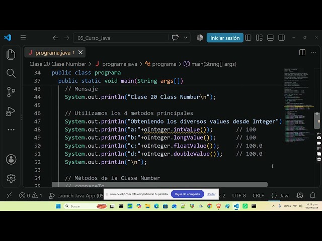 Java Course Class 20 Number | Free Programming School