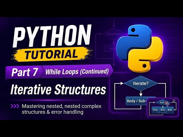 Part 7 || Python tutorial  || While Else 