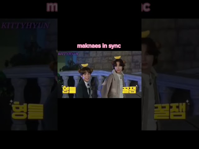 the most sync maknaes #txt #taehyun #hueningkai #tomorrow_x_together