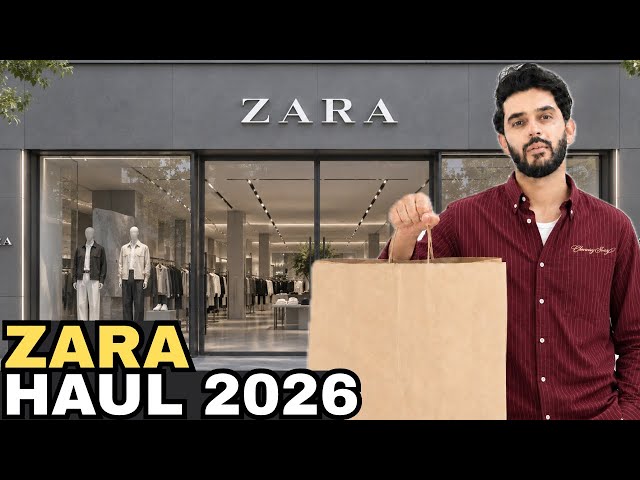 ZARA Haul 2026 | ZARA New Collection For Men