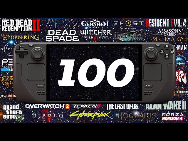 100 STEAM DECK GAMES TESTED!