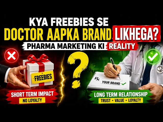 Kya Freebies Se Doctor Aapka Brand Likhega? | Pharma Marketing Ki Reality 