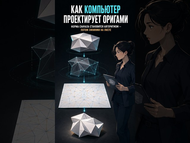 Как компьютер создаёт оригами? 🤯| S5E8            #Origami #OrigamiMind #МатематическоеОригами #STEM