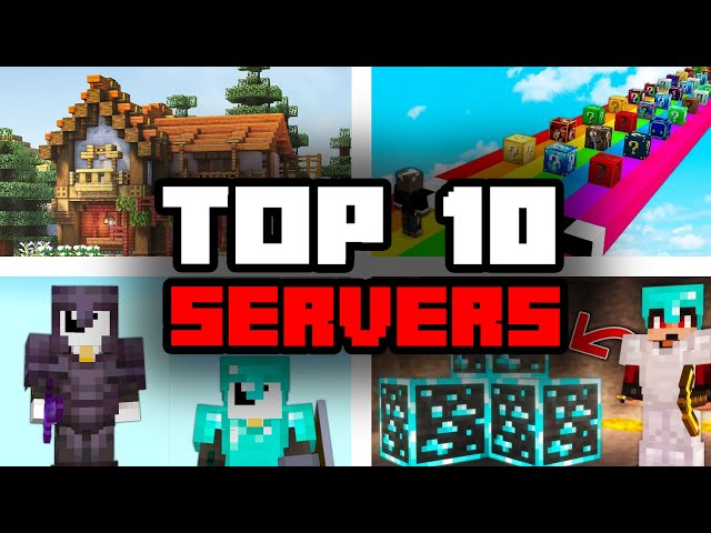 Top 10 MINECRAFT SERVERS To join in 2026 (1.21)