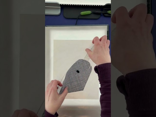 Narwhal Applique Pattern   time lapse assembly