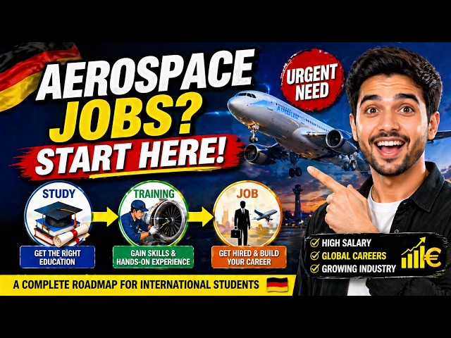 Aeronautical Jobs in Germany 🇩🇪 | Requirements, Salary, Study & Ausbildung Guide