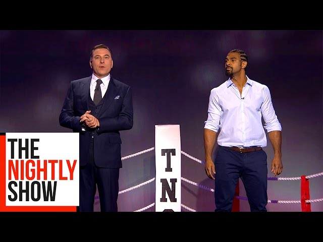 Head To Head: David Haye vs David Walliams | The Nightly Show