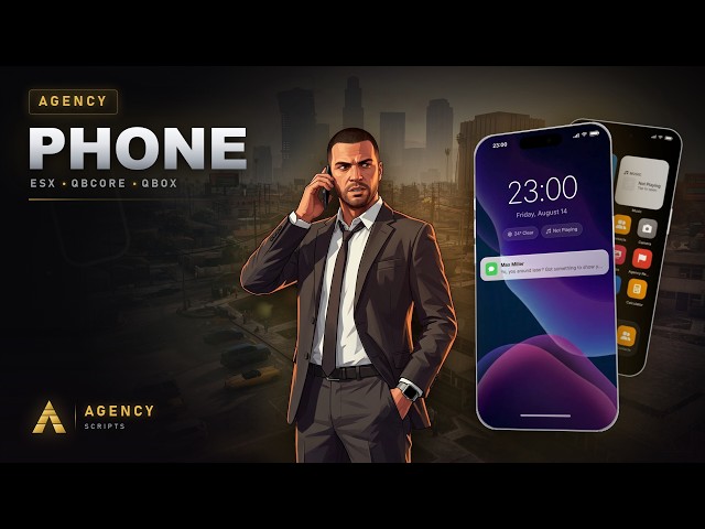 AGENCY-PHONE | The Most Complete Phone Script for FiveM (QBCore · ESX · QBox)