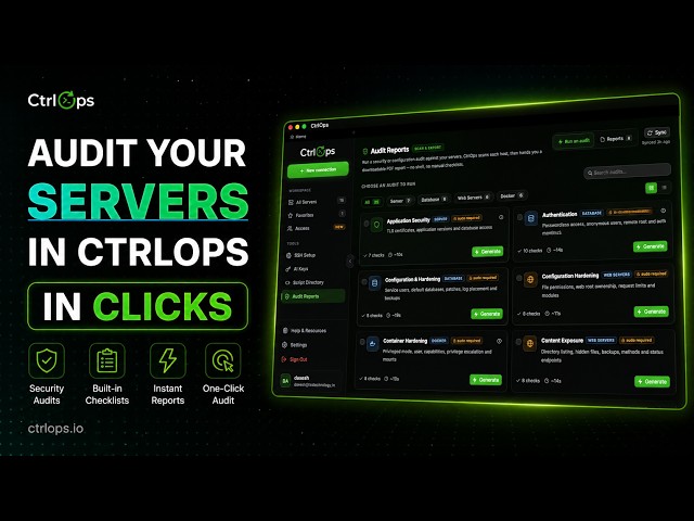 How to Audit Your Linux Servers in a Few Clicks (CtrlOps)