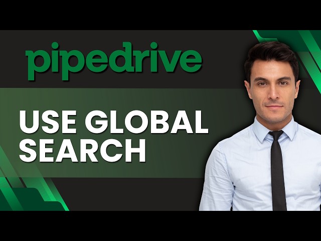 How to Use Global Search in Pipedrive | Tutorial 2026