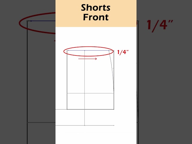 Shorts (pant) Pattern Drafting From Scratch_Front [Pattern Making Tutorial]#short