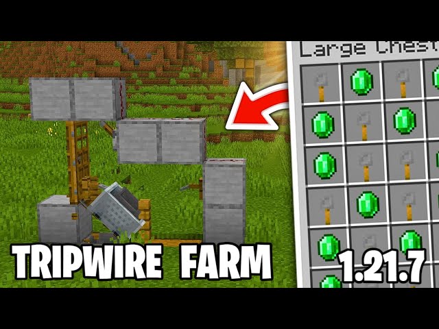 TRIPWIRE HOOK Farm 1.21.7 Minecraft Java!