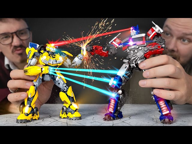 Optimus Prime VS Bumblebee? 😱🔥 I Made Big Transformers With Epic Model Kit 🤖🔧