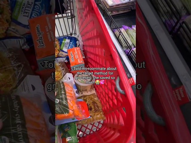 Tutorial Here👇💞 #target #groceries #shorts