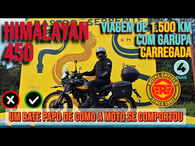 Himalayan 450, how was the 1500km trip in 4 days, loaded